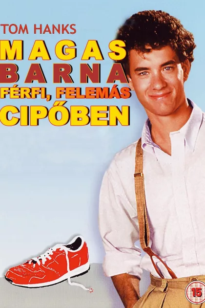 Magas barna férfi felemás cipőben poszter