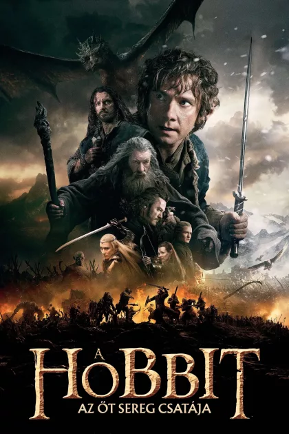 A Hobbit: Az Öt sereg csatája poszter