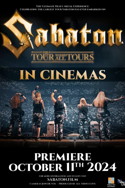 Sabaton: The Tour to End All Tours poszter