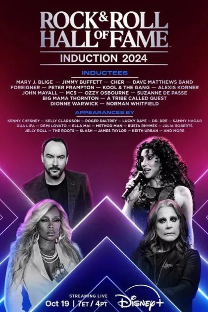 2024 Rock & Roll Hall of Fame Induction Ceremony poszter