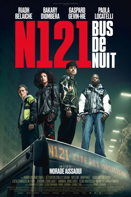 N121 Bus de nuit poszter