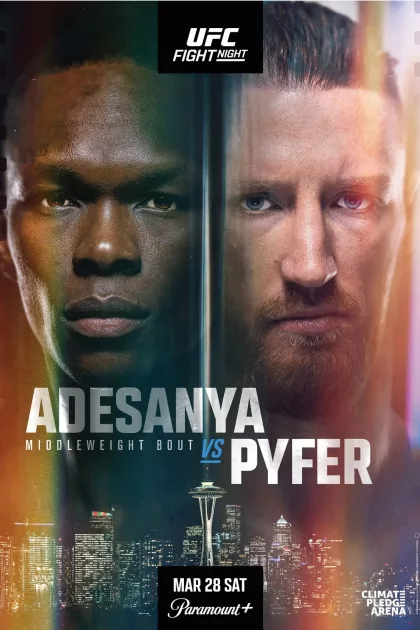 UFC Fight Night 271: Adesanya vs. Pyfer poszter