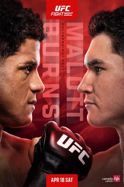 UFC Fight Night 273: Burns vs. Malott poszter