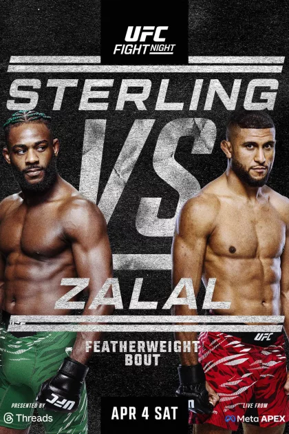 UFC Fight Night 274: Sterling vs. Zalal poszter