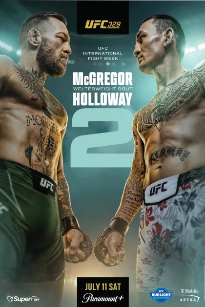 UFC 329: McGregor vs. Holloway 2 poszter