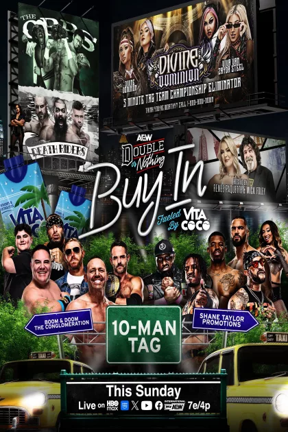AEW Double or Nothing 2026: The Buy In poszter