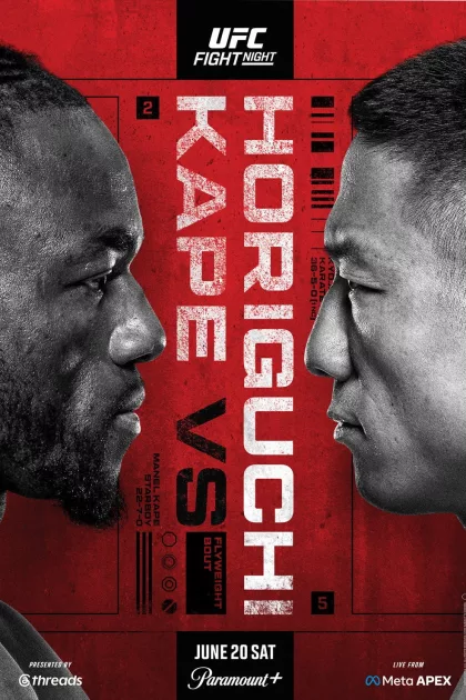 UFC Fight Night 279: Kape vs. Horiguchi poszter