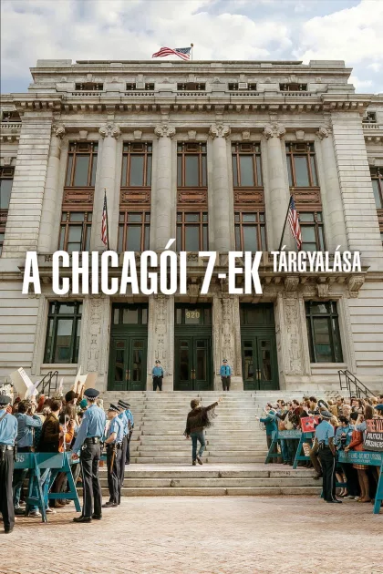 A chicagói 7-ek tárgyalása poszter