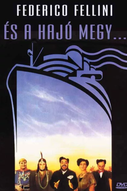 És a hajó megy poszter