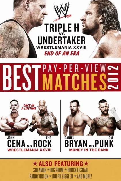 WWE: Best Pay-Per-View Matches 2012 poszter