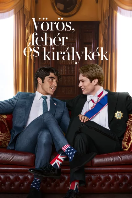 Vörös, fehér és királykék poszter