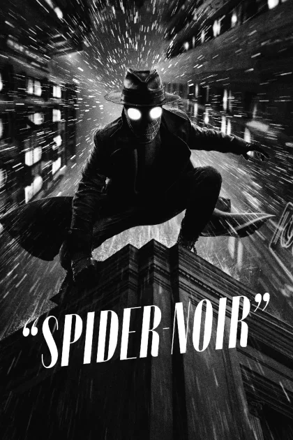 Spider-Noir B/N poszter