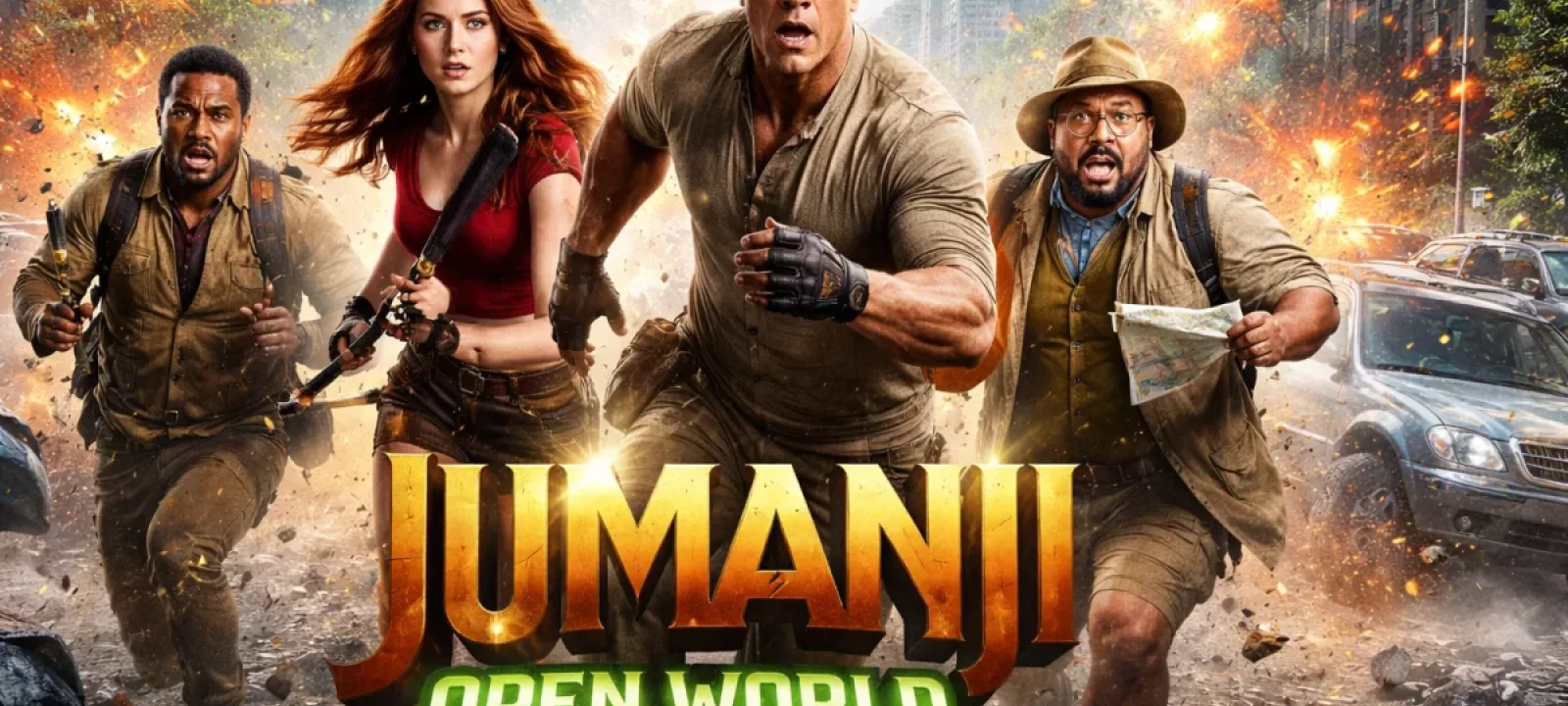Megvan az új Jumanji film címe és előzetese – Dwayne Johnsonék most a való világba kerülnek